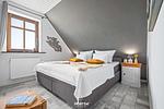 Schlafzimmer - Ferienhaus Pfefferminza Kronsgaard - Top-Hundeurlaub