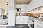 Küche / Küchenzeile - Ferienhaus Pfefferminza Kronsgaard - Top-Hundeurlaub