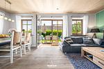 Wohnzimmer - Ferienhaus Pfefferminza Kronsgaard - Top-Hundeurlaub