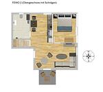 Grundriss - Ferienwohnung 2 - Top-Hundeurlaub