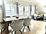 Wohnzimmer - FeWo2: Balkon, Meerblick - Top-Hundeurlaub
