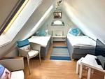 Schlafzimmer - FeWo2: Balkon, Meerblick - Top-Hundeurlaub