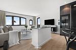 Wohnzimmer - Times Square Penthouse List auf Sylt - Top-Hundeurlaub
