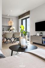 Wohnzimmer - Ocean Breeze Suite List auf Sylt - Top-Hundeurlaub