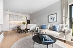 Wohnzimmer - Marina Suite List auf Sylt - Top-Hundeurlaub