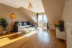 Wohnzimmer - Nordseeglück - Sauna, ruhig und modern - Top-Hundeurlaub