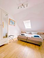 Schlafzimmer - Ferienwohnung Pamirhuus - Top-Hundeurlaub