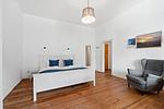 Schlafzimmer - Villa zur See, Whg. Piroge - Top-Hundeurlaub
