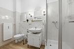 Badezimmer - Villa zur See, Whg. Piroge - Top-Hundeurlaub