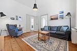 Wohnzimmer - Villa zur See, Whg. Fregatte - Top-Hundeurlaub