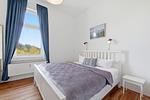 Schlafzimmer - Villa zur See, Whg. Fregatte - Top-Hundeurlaub