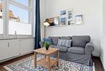 Wohnzimmer - Villa zur See, Whg. Jolle - Top-Hundeurlaub