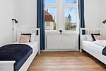 Schlafzimmer - Villa zur See, Whg. Schaluppe - Top-Hundeurlaub