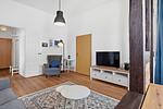 Wohnzimmer - Villa zur See, Whg. Schaluppe - Top-Hundeurlaub