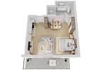 Grundriss - Ferienwohnung 809 - Top-Hundeurlaub