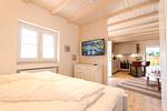 Schlafzimmer - Haus Heckenrose Whg. 4 Gartenhaus - Top-Hundeurlaub