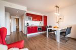 Küche / Küchenzeile - Apartment 1.4 - Top-Hundeurlaub