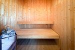 Sauna von innen - Ferienhaus 10 - Top-Hundeurlaub