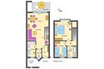 Grundriss - Reihenhaus 5b - Seehund - Top-Hundeurlaub
