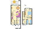 Grundriss - Reihenhaus 7a - Otter - Top-Hundeurlaub