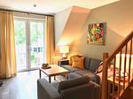 Wohnzimmer - Haus Kranich App 422 - Top-Hundeurlaub