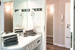 Badezimmer - Haus Kranich App 422 - Top-Hundeurlaub