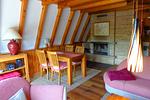 Wohnzimmer - Finnhütte Fischlandkoje - Top-Hundeurlaub