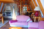 Wohnzimmer - Finnhütte Fischlandkoje - Top-Hundeurlaub