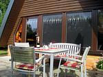 Terrasse - Finnhütte Fischlandkoje - Top-Hundeurlaub