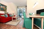 Wohnzimmer - Haus Kranich App 426 - Top-Hundeurlaub