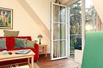 Wohnzimmer - Haus Kranich App 426 - Top-Hundeurlaub