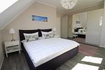 Schlafzimmer - Haus Strandkieker Whg 4 - Top-Hundeurlaub