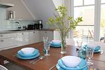 Küche / Küchenzeile - Haus Strandkieker Whg 4 - Top-Hundeurlaub
