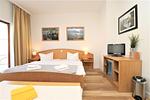 Bett - Deutsches Haus Zimmer 19 - Top-Hundeurlaub