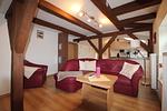Wohnzimmer - Kapitänshaus FW 4 OG re - Top-Hundeurlaub