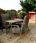 Terrasse - Wildrose FW 1 - Top-Hundeurlaub