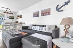 Wohnzimmer - Ferienwohnung Idefix Olpenitz - Top-Hundeurlaub