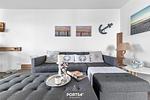 Wohnzimmer - Ferienwohnung Idefix Olpenitz - Top-Hundeurlaub