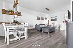 Wohnzimmer - Ferienwohnung Idefix Olpenitz - Top-Hundeurlaub