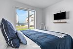 Schlafzimmer - Ferienwohnung Idefix Olpenitz - Top-Hundeurlaub