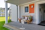 Fassade / Eingang - Ferienwohnung Idefix Olpenitz - Top-Hundeurlaub