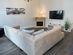 Wohnzimmer - KRABBENNEST Ferienwohnung mit Whirlpool und Infrarotsauna - Top-Hundeurlaub