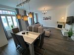 Wohnzimmer - KRABBENNEST Ferienwohnung mit Whirlpool und Infrarotsauna - Top-Hundeurlaub