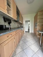 Küche / Küchenzeile - KRABBENNEST Ferienwohnung mit Whirlpool und Infrarotsauna - Top-Hundeurlaub