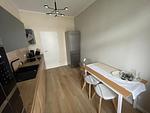 Küche / Küchenzeile - OSTSEEKRABBE Premium Ferienwohnung familienfreundlich, zentral - Top-Hundeurlaub