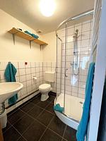 Badezimmer - Ferienwohnung Clara Hof Döttgebüll - Top-Hundeurlaub