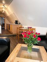 Wohnzimmer - Ferienwohnung Clara Hof Döttgebüll - Top-Hundeurlaub