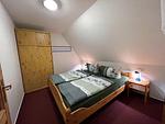 Schlafzimmer - Ferienwohnung Thorge OG Hof Döttgebüll - Top-Hundeurlaub