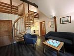 Wohnzimmer - Ferienwohnung Thorge OG Hof Döttgebüll - Top-Hundeurlaub