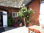 Terrasse - Ferienwohnung Thorge OG Hof Döttgebüll - Top-Hundeurlaub